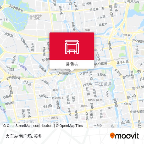 火车站南广场地图