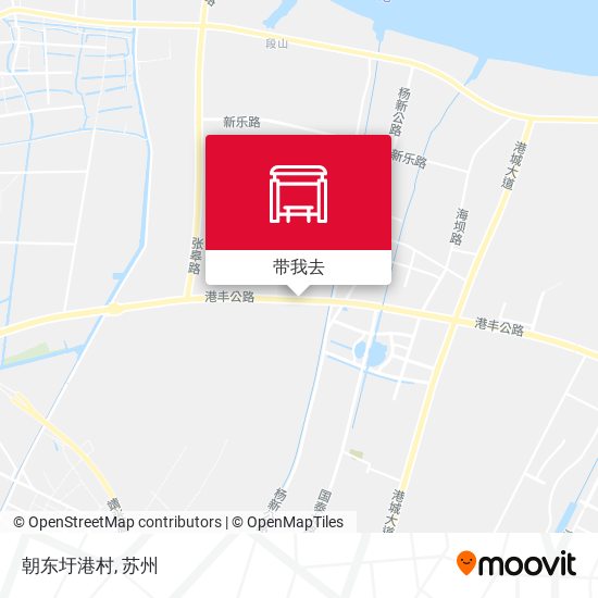 朝东圩港村地图