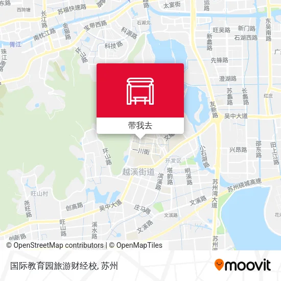 国际教育园旅游财经校地图