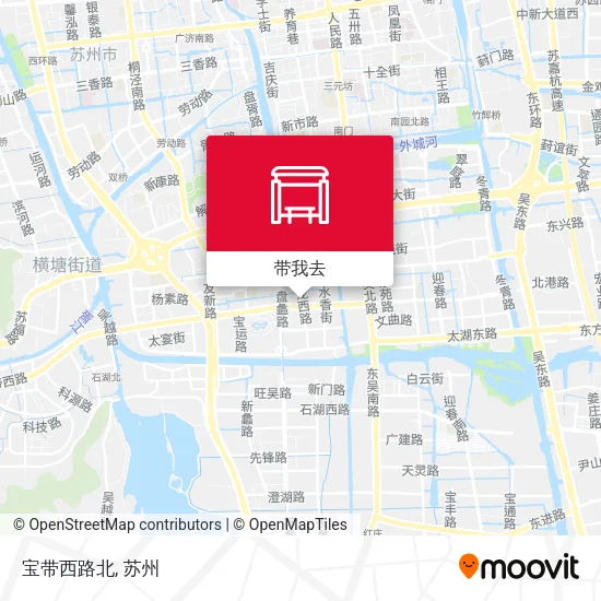 宝带西路北地图
