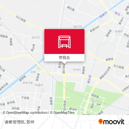 谢桥管理区地图