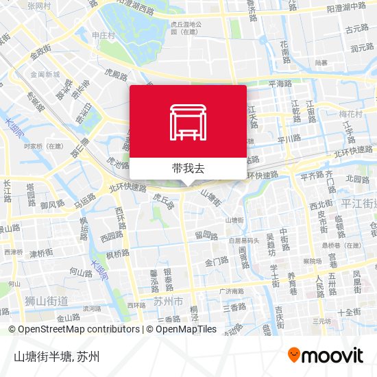 山塘街半塘地图