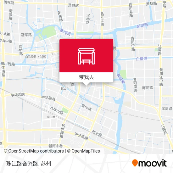 珠江路合兴路地图