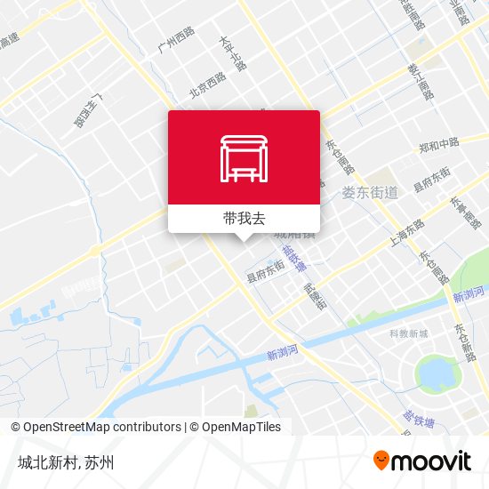 城北新村地图