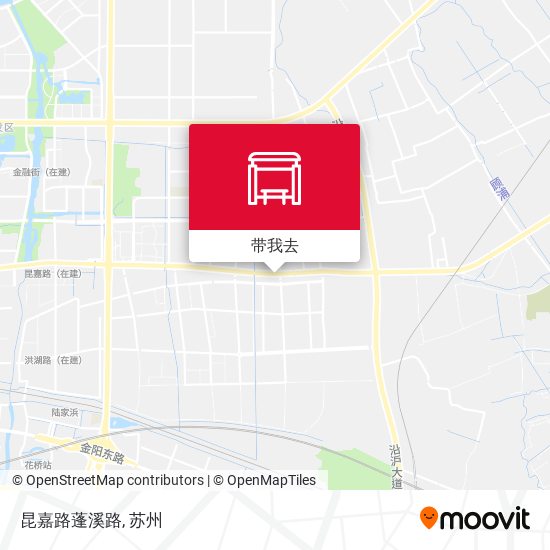 昆嘉路蓬溪路地图