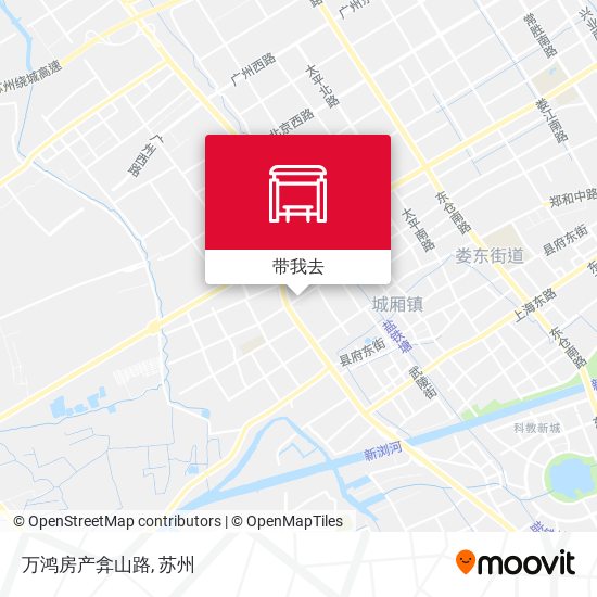 万鸿房产弇山路地图