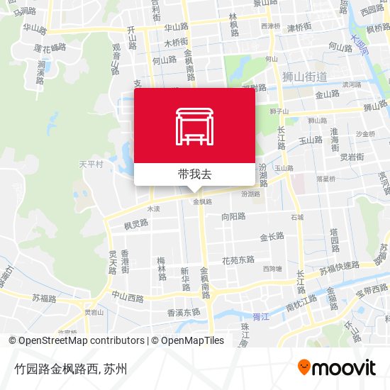 竹园路金枫路西地图