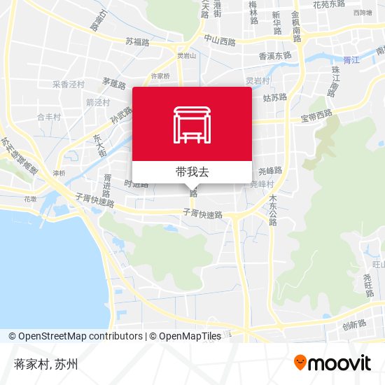 蒋家村地图
