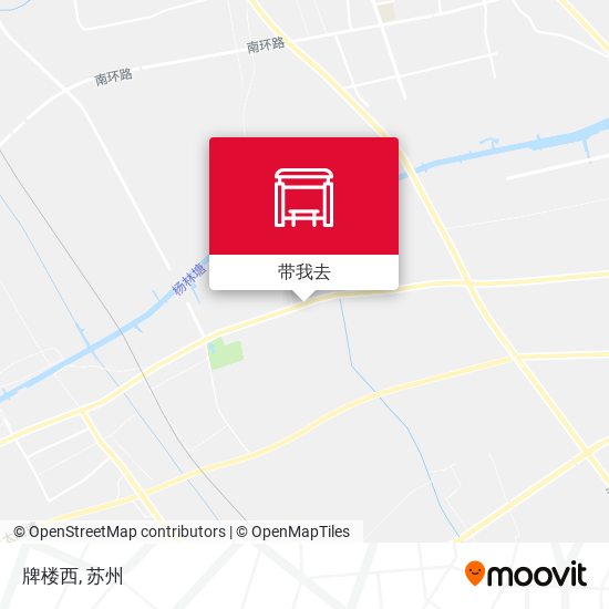 牌楼西地图