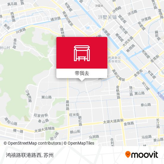 鸿禧路联港路西地图