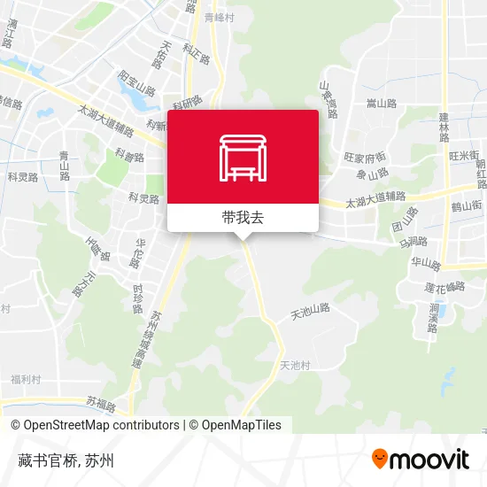 藏书官桥地图
