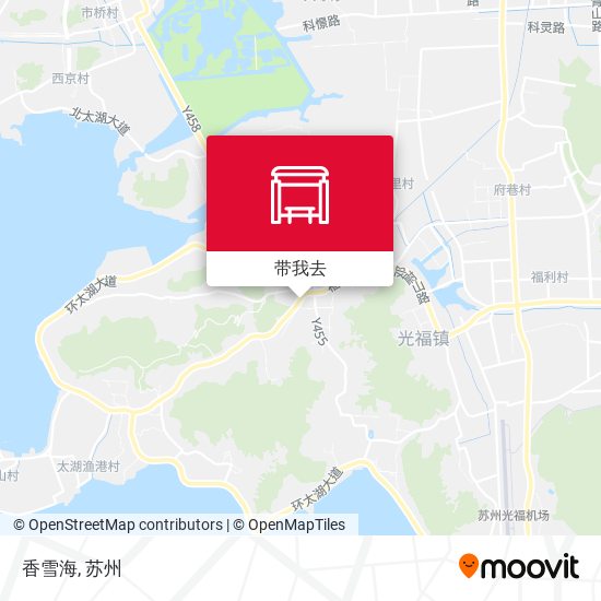 香雪海地图