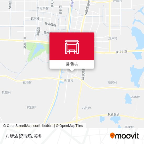 八坼农贸市场地图