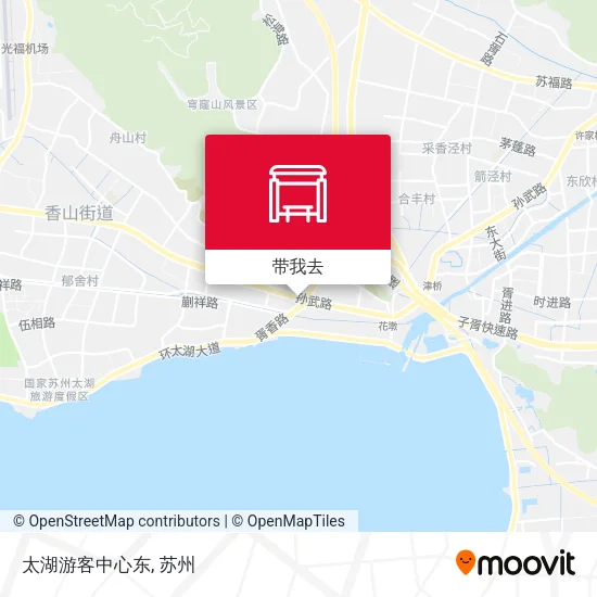 太湖游客中心东地图