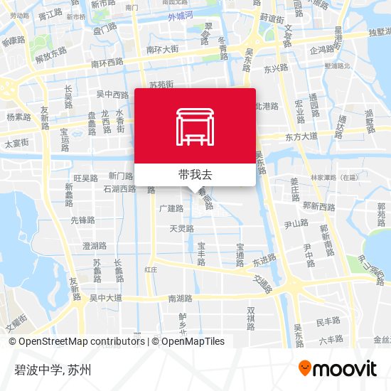 碧波中学地图