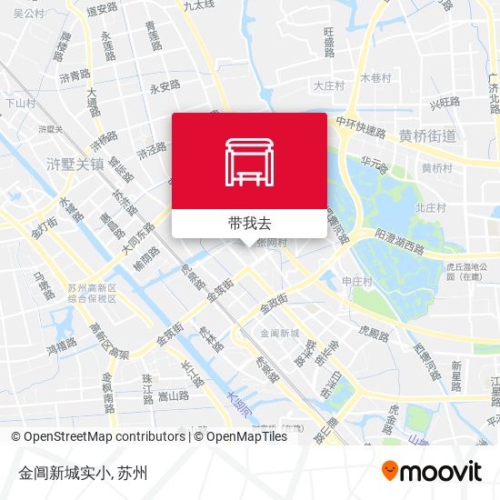 金阊新城实小地图