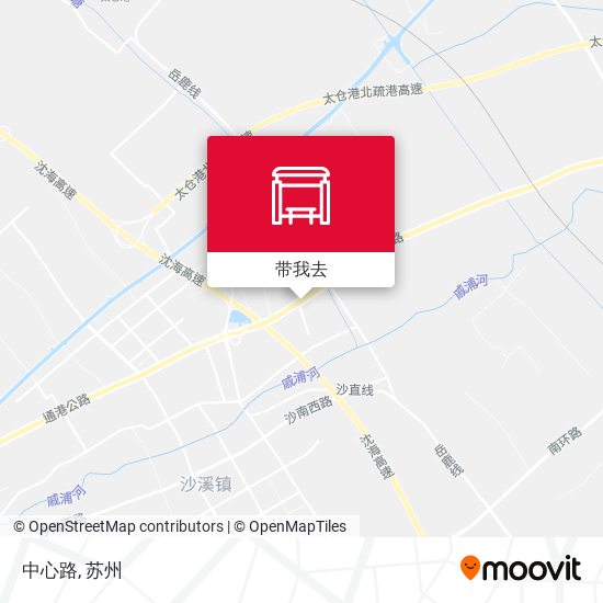 中心路地图