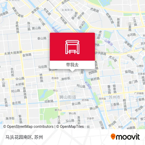 马浜花园南区地图
