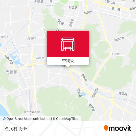 金涧村地图