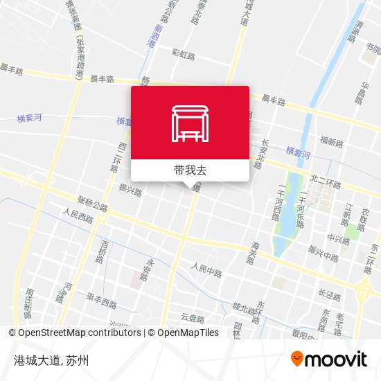 港城大道地图