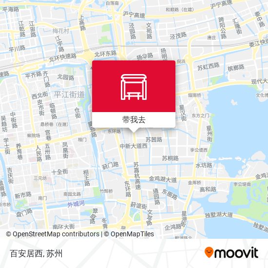 百安居西地图