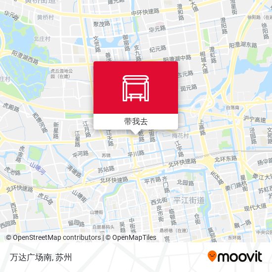 万达广场南地图