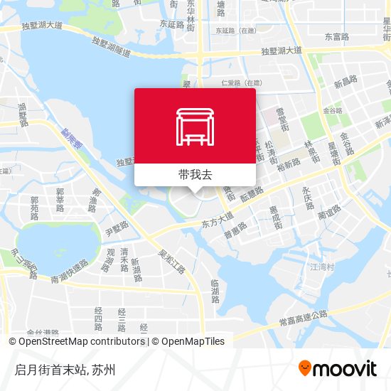 启月街首末站地图