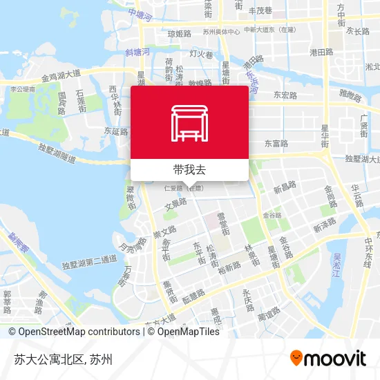 苏大公寓北区地图
