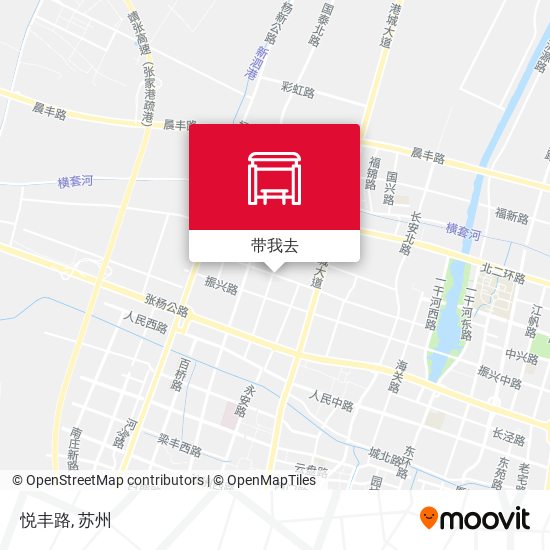 悦丰路地图