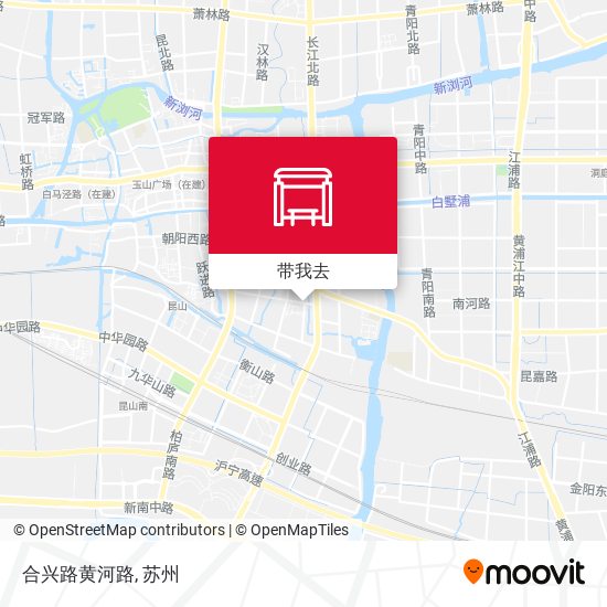合兴路黄河路地图