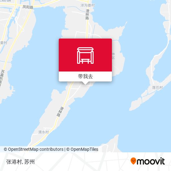 张港村地图