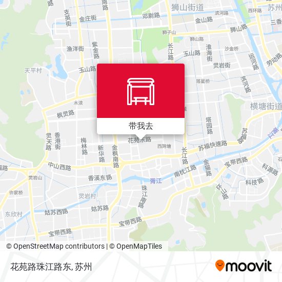 花苑路珠江路东地图
