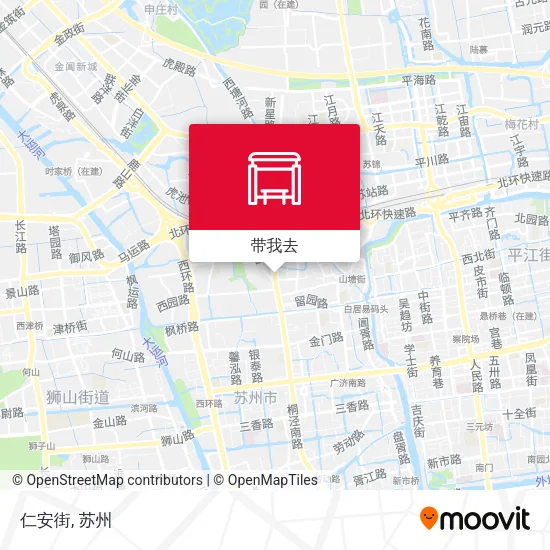 仁安街地图