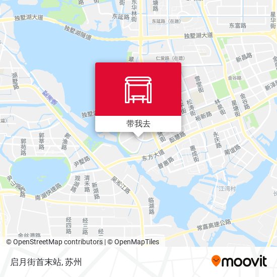 启月街首末站地图