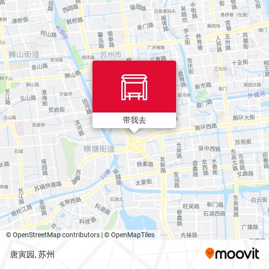 唐寅园地图