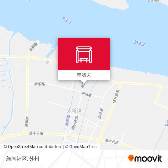 新闸社区地图