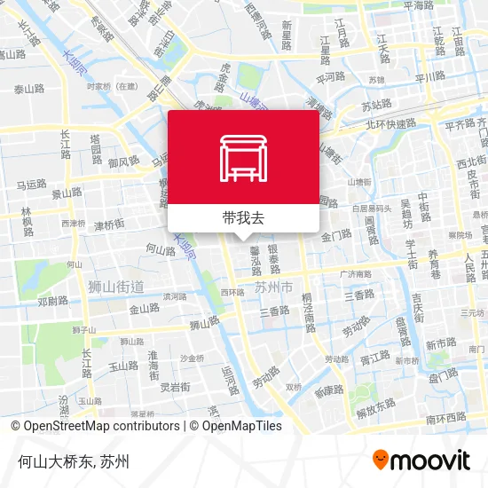 何山大桥东地图