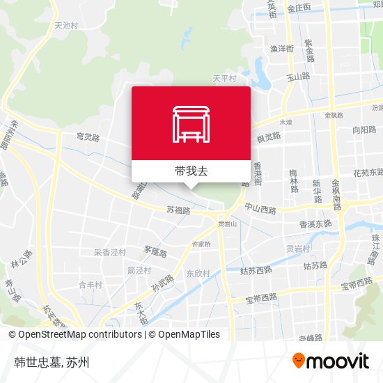 韩世忠墓地图