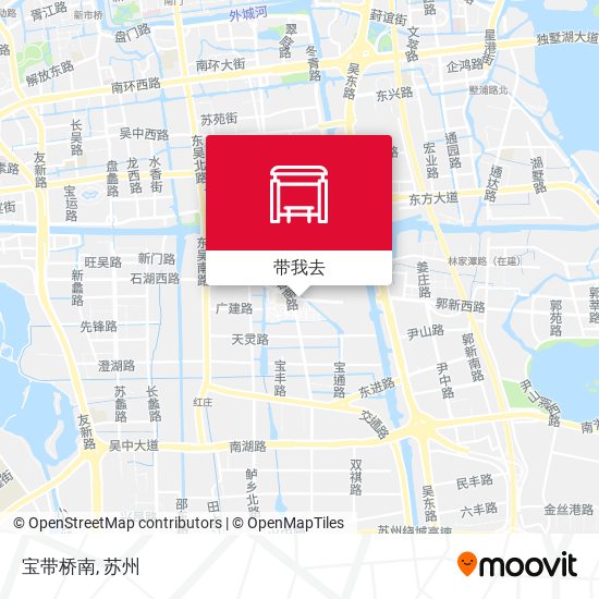 宝带桥南地图
