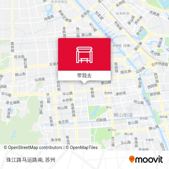 珠江路马运路南地图