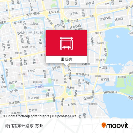葑门路东环路东地图