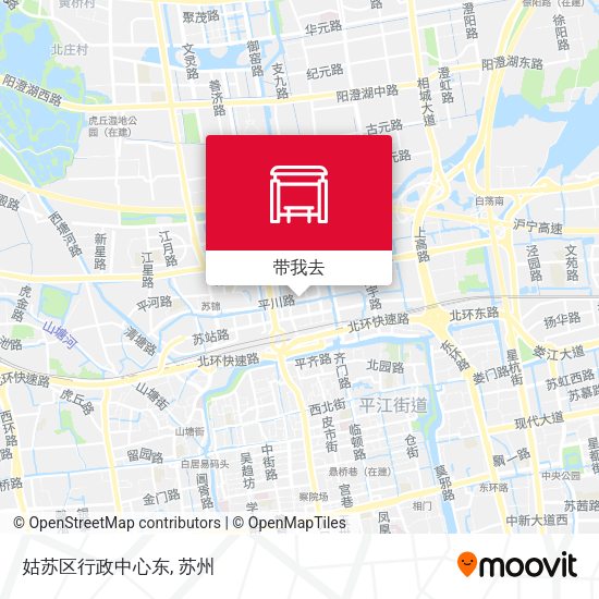 姑苏区行政中心东地图