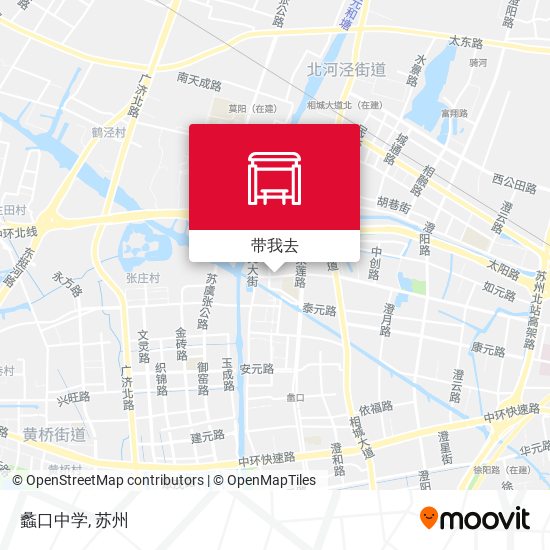 蠡口中学地图