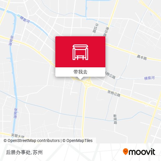 后塍办事处地图