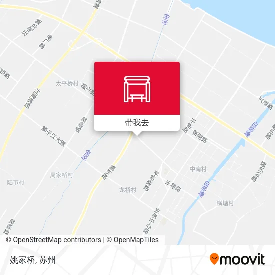 姚家桥地图
