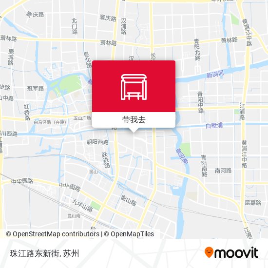 珠江路东新街地图