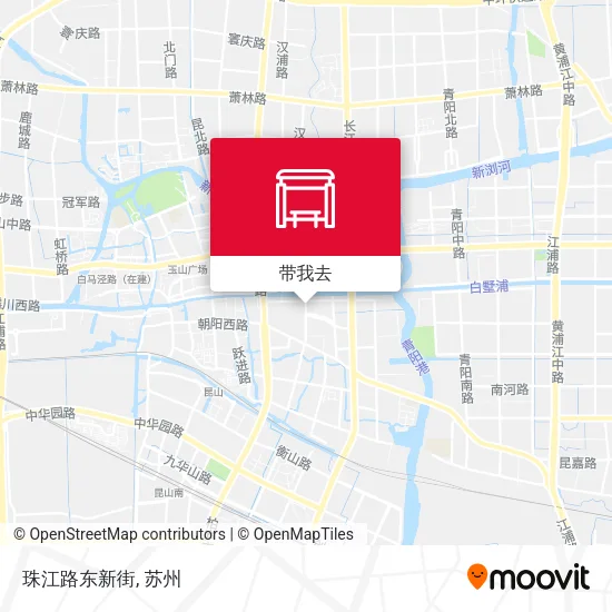 珠江路东新街地图
