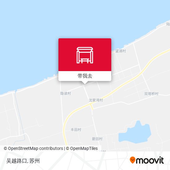 吴越路口地图