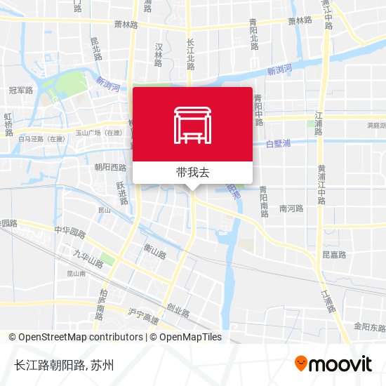 长江路朝阳路地图