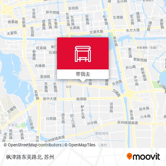 枫津路东吴路北地图